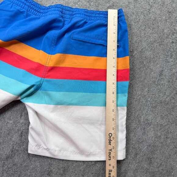 Chubbies Athletic Shorts Men S Blue Orange White Liner 7" Performance Stretch - Picture 15 of 16